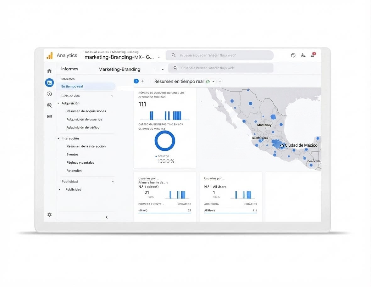 google analytics 4 mexico